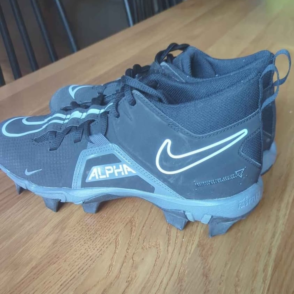 Nike Alpha Black and Blue Cleats